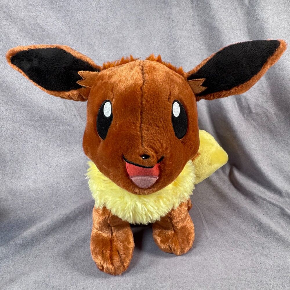 Build A Bear Pokemon Eevee Plush 16" Stuffed Animal Toy BAB Workshop 2016